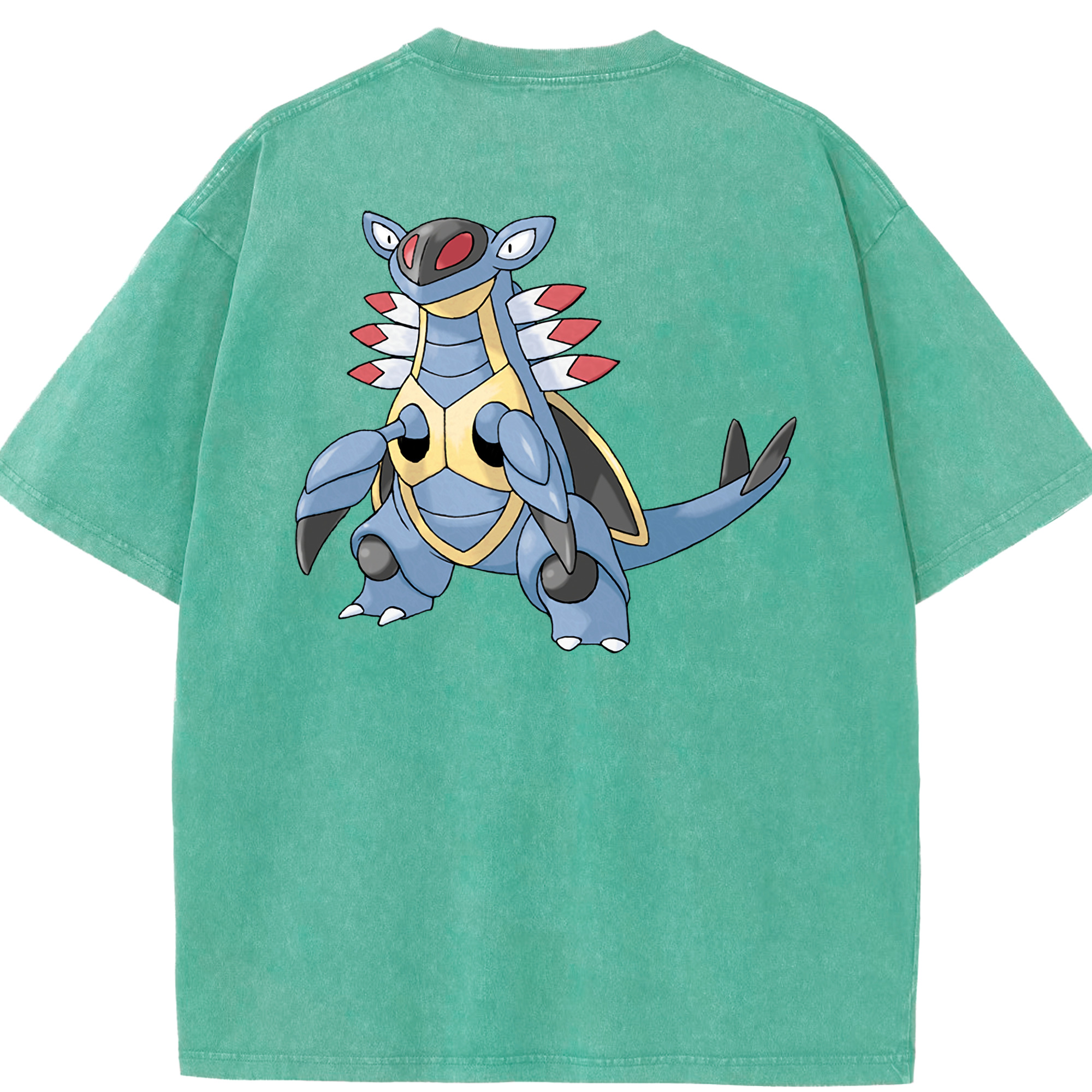 （画像用） ポケットモンスター Pokémon 綿100% ヴィンテージ風 半袖Tシャツ（背面プリント）
